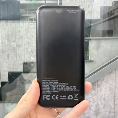 Pin Sạc Dự Phòng Energizer UE10055PQ 10000mAh 22.5W In Logo Theo Yêu Cầu