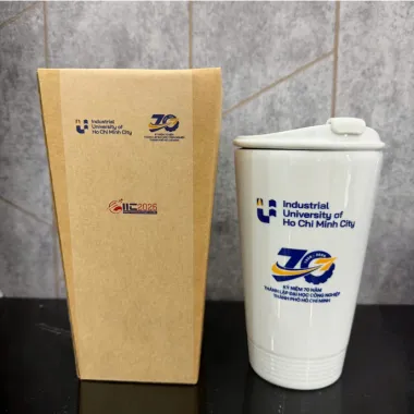 Ly Sứ Minh Long In Logo Theo Yêu Cầu Kèm Hộp Quà Cao Cấp