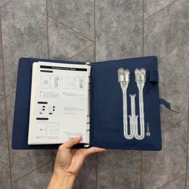 Sổ Tay Bìa Da PU Màu Xanh In Logo Theo Yêu Cầu – Quà Tặng Doanh Nghiệp Cao Cấp