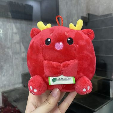 MÓC KHOÁ RỒNG CHIBI THÊU LOGO THEO YÊU CẦU - GẤU BÔNG MÓC KHOÁ MINI