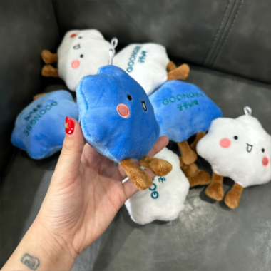 Gấu Bông Hình Đám Mây In Thêu Theo Yêu Cầu – Quà Tặng Dễ Thương Độc Quyền