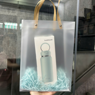 Bình Giữ Nhiệt Lock&Lock LHC4244BLK 460ml Kèm Hộp – In Logo Theo Yêu Cầu