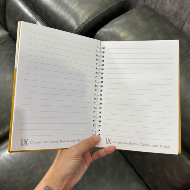 Xổ Lò Xò In Logo Theo Yêu Cầu - Sổ Tay Quà Tặng Doanh Nghiệp