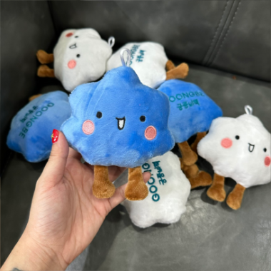 Gấu Bông Hình Đám Mây In Thêu Theo Yêu Cầu – Quà Tặng Dễ Thương Độc Quyền