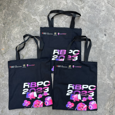 TÚI VẢI CANVAS MÀU ĐEN – NHẬN IN LOGO THEO YÊU CẦU