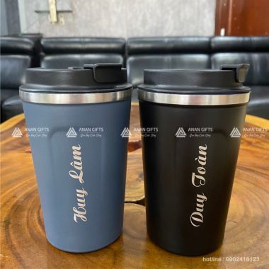 LY GIỮ NHIỆT COFFEE KHẮC LOGO - LY GIỮ NHIỆT COFFEE IN TÊN THEO YÊU CẦU