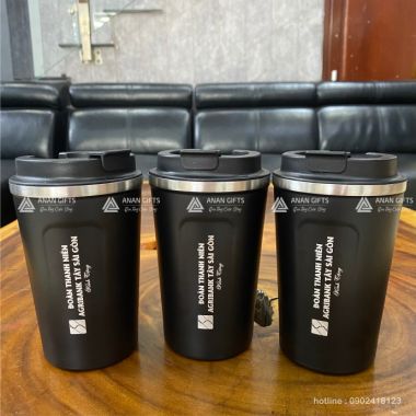 LY GIỮ NHIỆT COFFEE KHẮC LOGO - LY GIỮ NHIỆT COFFEE IN TÊN THEO YÊU CẦU