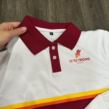 Áo Thun Polo Phối Màu In Logo Theo Yêu Cầu