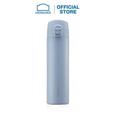 Bình Giữ Nhiệt Slim Fit Lock&Lock 400ml (LHC3270) – One-Touch Khóa Kép, In Logo Theo Yêu Cầu