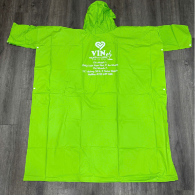 Áo Mưa Dù In Logo Thiết Kế Theo Yêu Cầu - Sản Xuất Áo Mưa Quảng Cáo