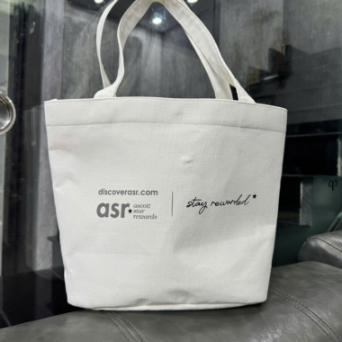 Túi Vải Bố Trắng In Logo Somerset – Tối Giản, Thanh Lịch, Sang Trọng