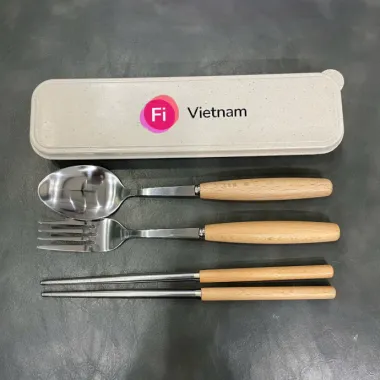 Bộ Muỗng Đũa In Logo – Quà Tặng Doanh Nghiệp Tiện Ích
