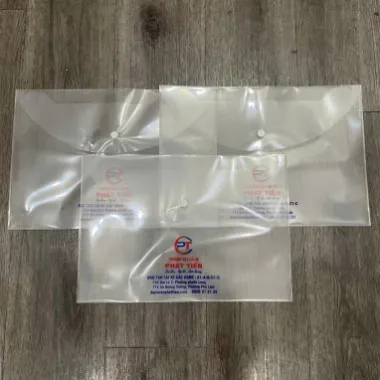 Bìa Hồ Sơ Nhựa In Logo – Folder Tài Liệu Doanh Nghiệp