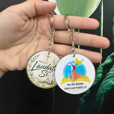 Móc Khóa Mika In Logo – Quà Tặng Sự Kiện & Doanh Nghiệp Giá Rẻ