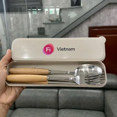 Bộ Muỗng Đũa In Logo – Quà Tặng Doanh Nghiệp Tiện Ích