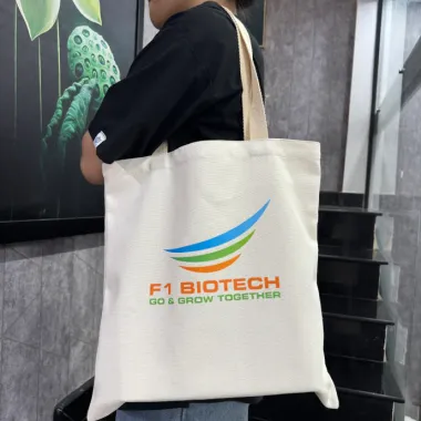 Túi Vải Canvas In Logo Theo Yêu Cầu – Túi Tote Quà Tặng Doanh Nghiệp