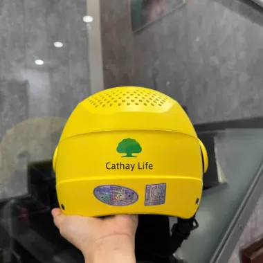 Mũ Bảo Hiểm Có Kính In Logo Theo Yêu Cầu