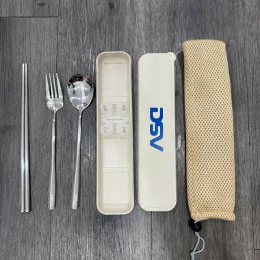 Bộ Muỗng Đũa In Logo Theo Yêu Cầu – Bộ Dao Muỗng Nĩa Quà Tặng Doanh Nghiệp