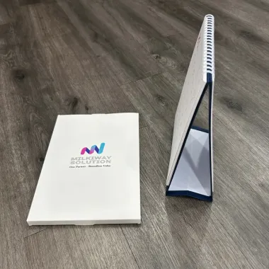 Lịch Để Bàn Milkiway Solution Thiết Kế Theo Yêu Cầu – Lịch Lò Xo In Logo Doanh Nghiệp
