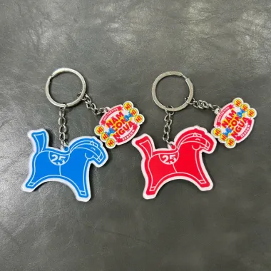 Móc Khóa Mica Hình Ngựa GS25 Sản Xuất Theo Yêu Cầu – Xưởng Làm Móc Khóa Mica Số Lượng Lớn