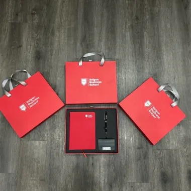 Bộ Quà Tặng Doanh Nghiệp Saigon Business School Cao Cấp – Giftset Tặng Đối Tác Và Sếp