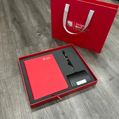 Bộ Quà Tặng Doanh Nghiệp Saigon Business School Cao Cấp – Giftset Tặng Đối Tác Và Sếp