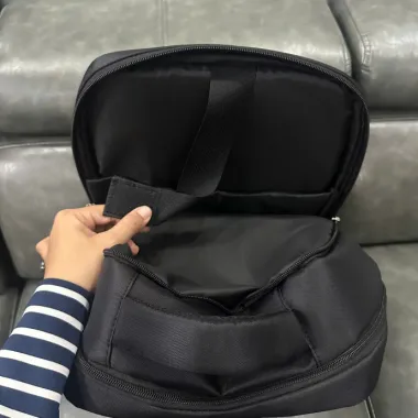 Balo 247Express Màu Đen – Balo Quà Tặng Doanh Nghiệp Sản Xuất Theo Yêu Cầu