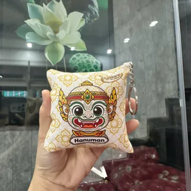 Móc Khóa Gối Mini Sugriva In Hình Theo Yêu Cầu – Quà Lưu Niệm Văn Hóa Độc Đáo
