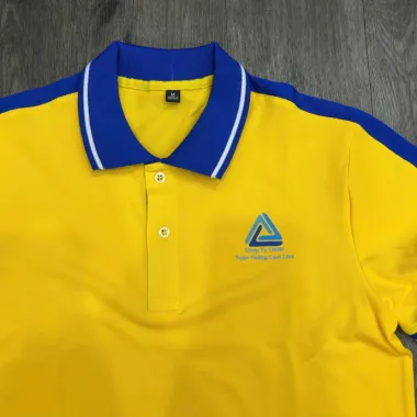 Áo Polo Đồng Phục Nhà Hàng Cam Lâm In Logo Theo Yêu Cầu – Áo Thun Đồng Phục Màu Vàng Xanh