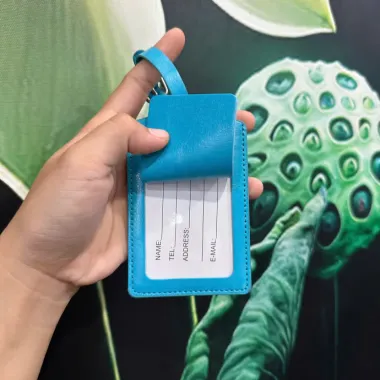 Thẻ Hành Lý Da Nhiều Màu Thiết Kế In Ấn Logo Theo Yêu Cầu