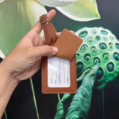 Thẻ Hành Lý Da Nhiều Màu Thiết Kế In Ấn Logo Theo Yêu Cầu