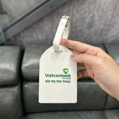 Thẻ Hành Lý Da Simili Theo Yêu Cầu – In Logo, In Tên Cá Nhân Giá Xưởng
