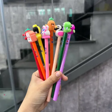 Bút Bi Ngộ Nghĩnh Đầu Thú Cute - Bút Bi Hoạt Hình Dễ Thương Quà Tặng Học Sinh