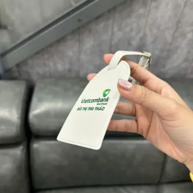 Thẻ Hành Lý Da Simili Theo Yêu Cầu – In Logo, In Tên Cá Nhân Giá Xưởng