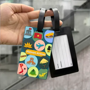 Thẻ Hành Lý In Logo Theo Yêu Cầu – Tag Hành Lý PVC Cao Cấp