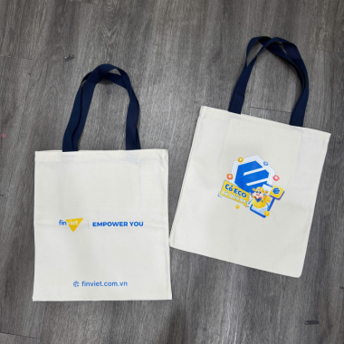 Túi Vải Canvas In Theo Yêu Cầu - Quà Tặng Độc Đáo và Thân Thiện