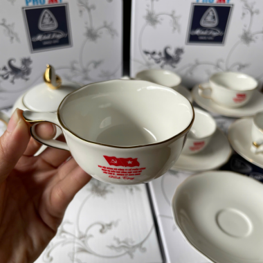 Bộ Bình Trà và Ly Kèm Hộp - Quà Tặng Doanh Nghiệp Sang Trọng