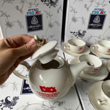 Bộ Bình Trà và Ly Kèm Hộp - Quà Tặng Doanh Nghiệp Sang Trọng