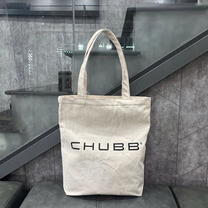 Túi Vải Canvas Màu Kem Có Khóa Kéo In Logo Theo Yêu Cầu
