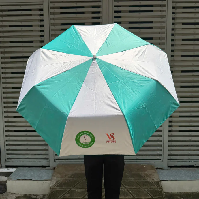 Ô Dù Cầm Tay In Logo Theo Yêu Cầu – Dù Quảng Cáo Doanh Nghiệp Phối Màu