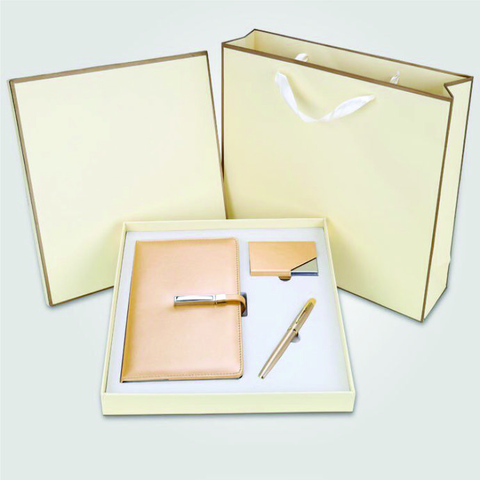 GS 30 - BỘ GIFTSET SỔ + BÚT + HỘP ĐỰNG NAME CARD