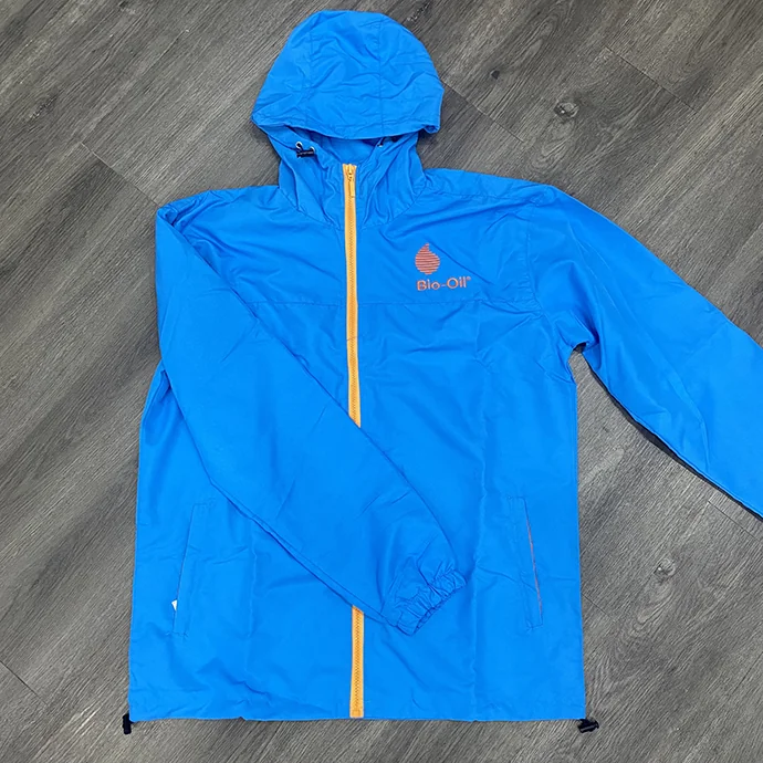 Áo Khoác Đồng Phục Thêu Logo - Áo Khoác Hai Lớp Có Nón