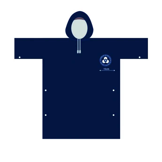 Áo Mưa Poncho Xanh Đậm – Quà Tặng Doanh Nghiệp Tiện Ích & Bền Đẹp