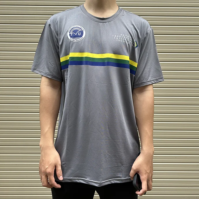 Áo Đồng Phục Màu Xám In Logo Theo Yêu Cầu