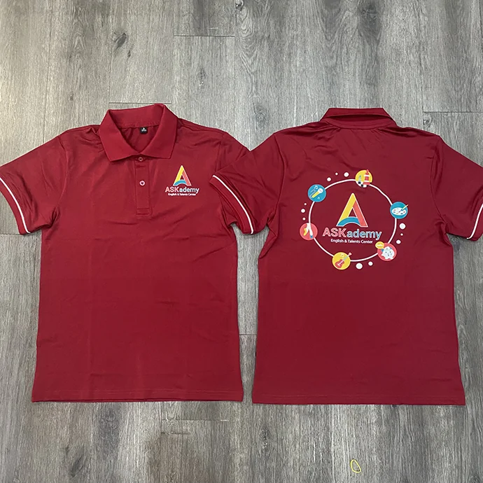 Áo Thun Polo Đỏ Đồng Phục – Quà Tặng Doanh Nghiệp Cao Cấp