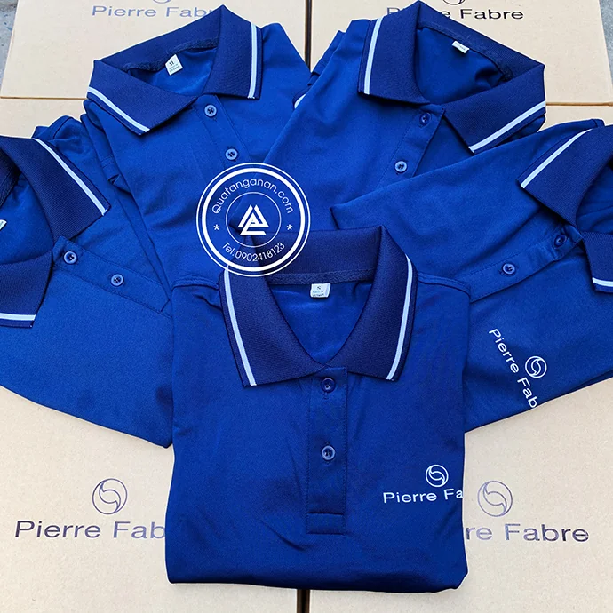 Áo Thun Đồng Phục Chất Liệu Vải Poly - In & Thêu Logo Theo Yêu Cầu