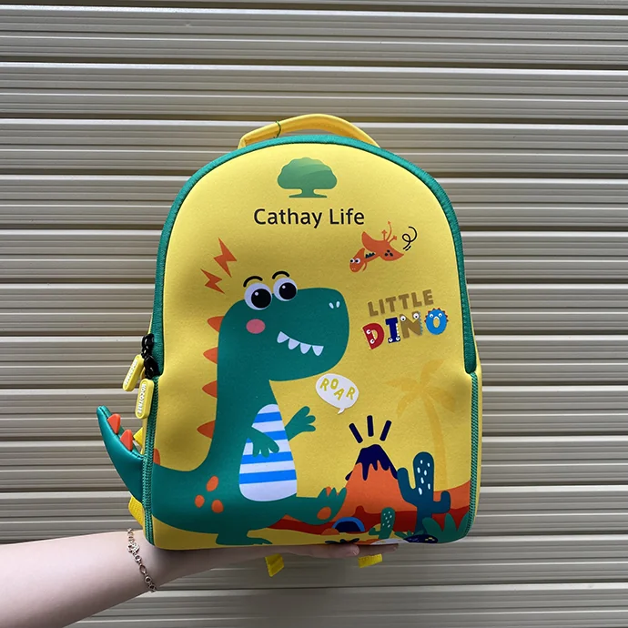 Balo Trẻ Em Màu Vàng In Logo Theo Yêu Cầu Doanh Nghiệp – Quà Tặng Giáo Dục