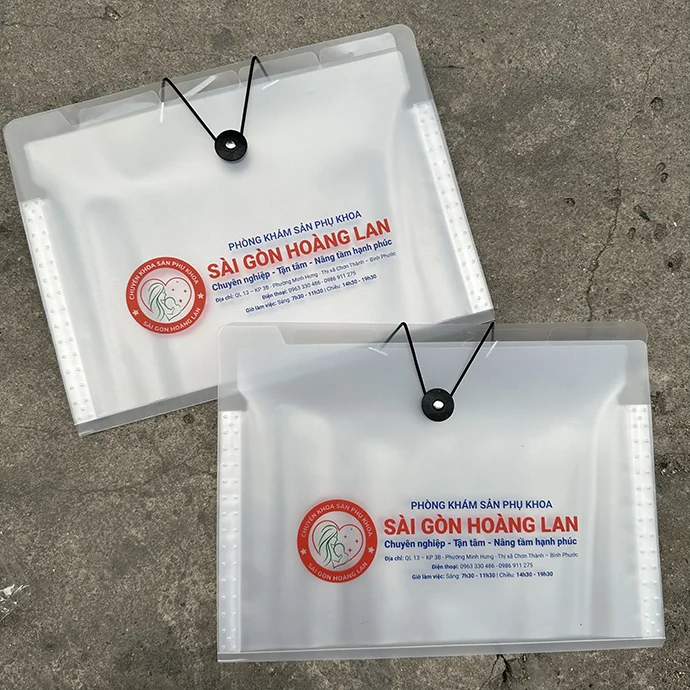 Túi Hồ Sơ Nhựa In Logo Theo Yêu Cầu – Túi Đựng Tài Liệu
