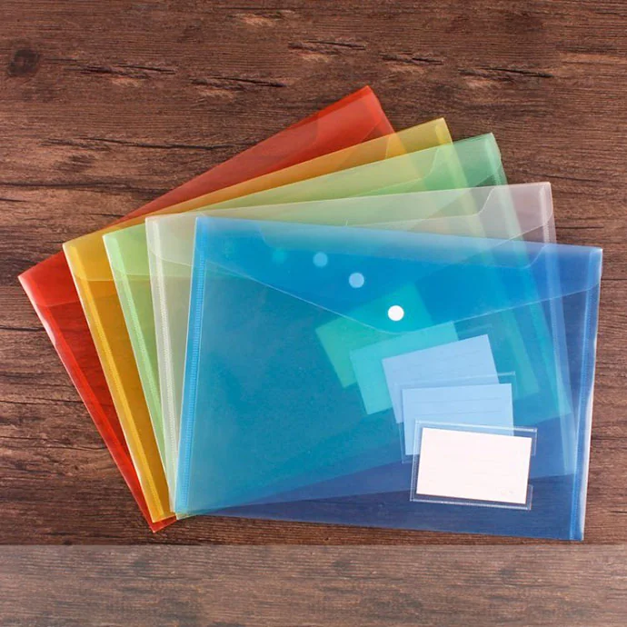 Bìa Hồ Sơ Nhựa Nút Bấm In Logo Theo Yêu Cầu Giá Xưởng