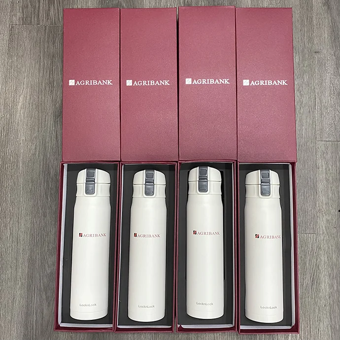 Bình Giữ Nhiệt Lock&Lock 480ml Symphony Tumbler LHC6150 – Nắp Bật One Touch, In/Khắc Logo Theo Yêu Cầu